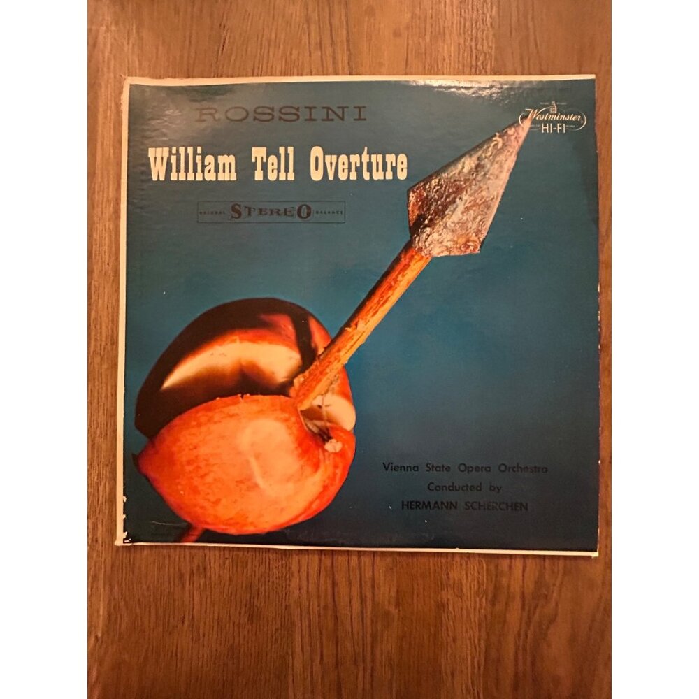 Rossini William Tell Overture Conducted By Hermann Scherchen Vinyl LP WST14031